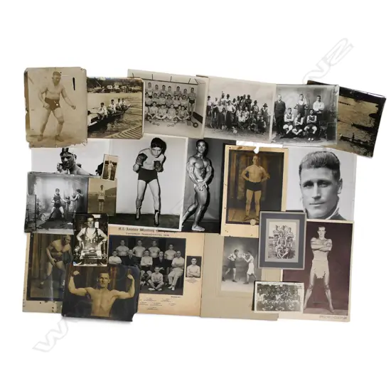 COLLECTION OF LARGE FORMAT EARLY 20thC SPORTING PHOTOGRAPHS